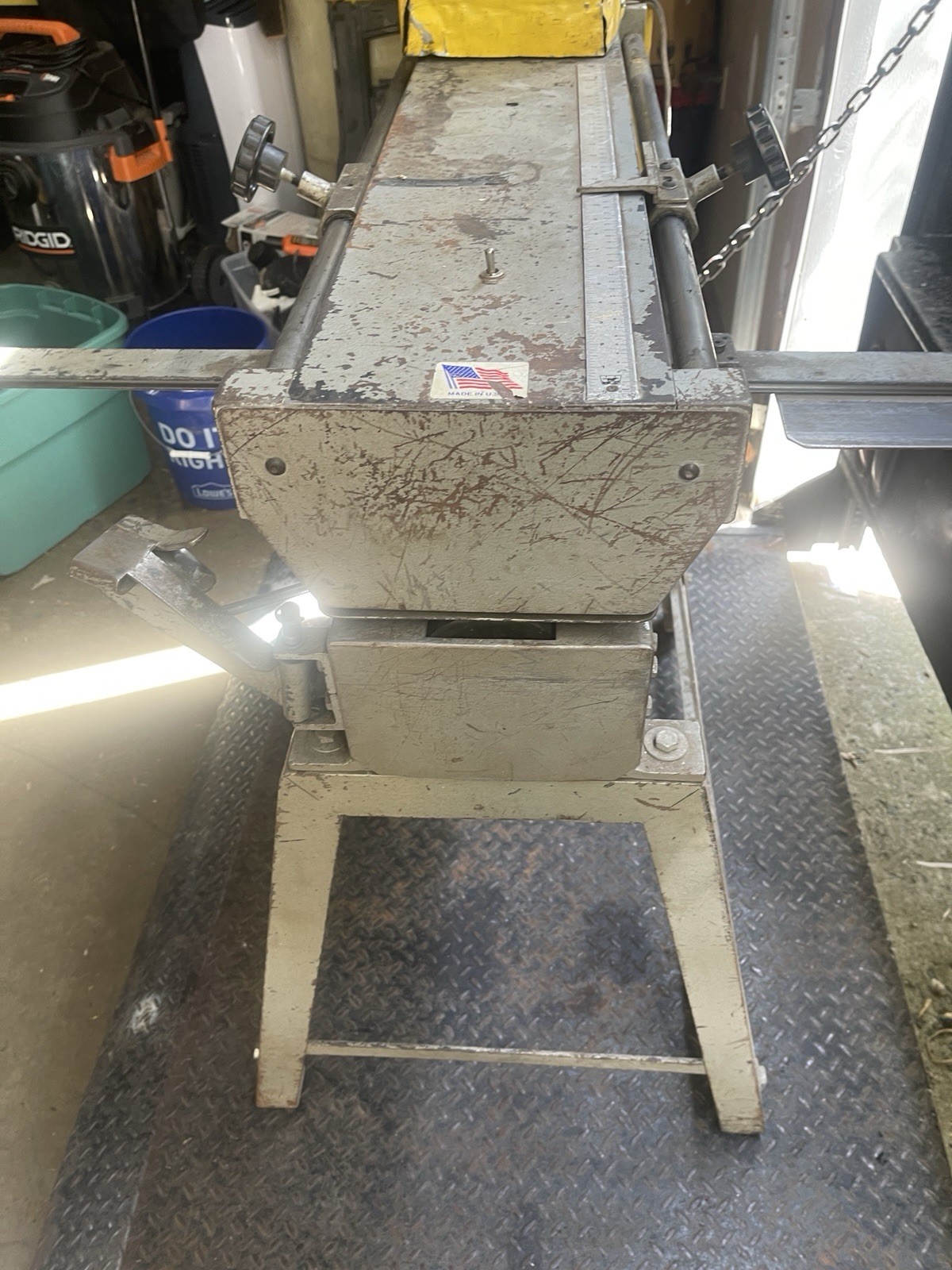 Wilder 1624 Sheet Metal Slitter 16ga Single Wheel Slitter HVAC 3PH