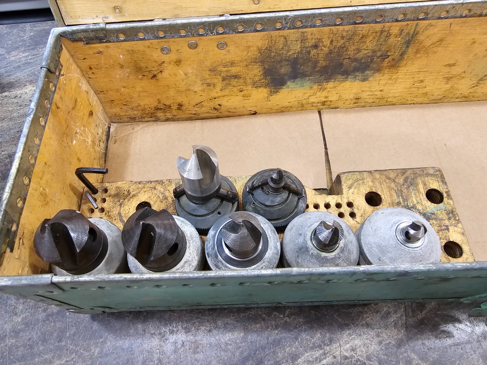 T-Drill T-50 Corded Copper Pipe Notcher Forming kit With 7 Bits GUC -Milwaukee
