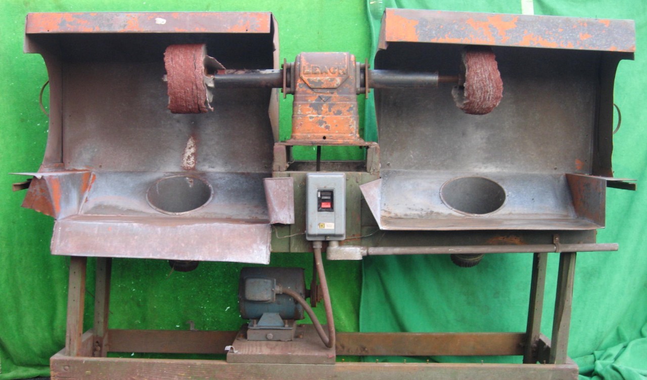 DUAL HEAD INDUSTRIAL FLOOR BUFFER POLISHING BUFFING MACHINE POLISH METAL FINISH