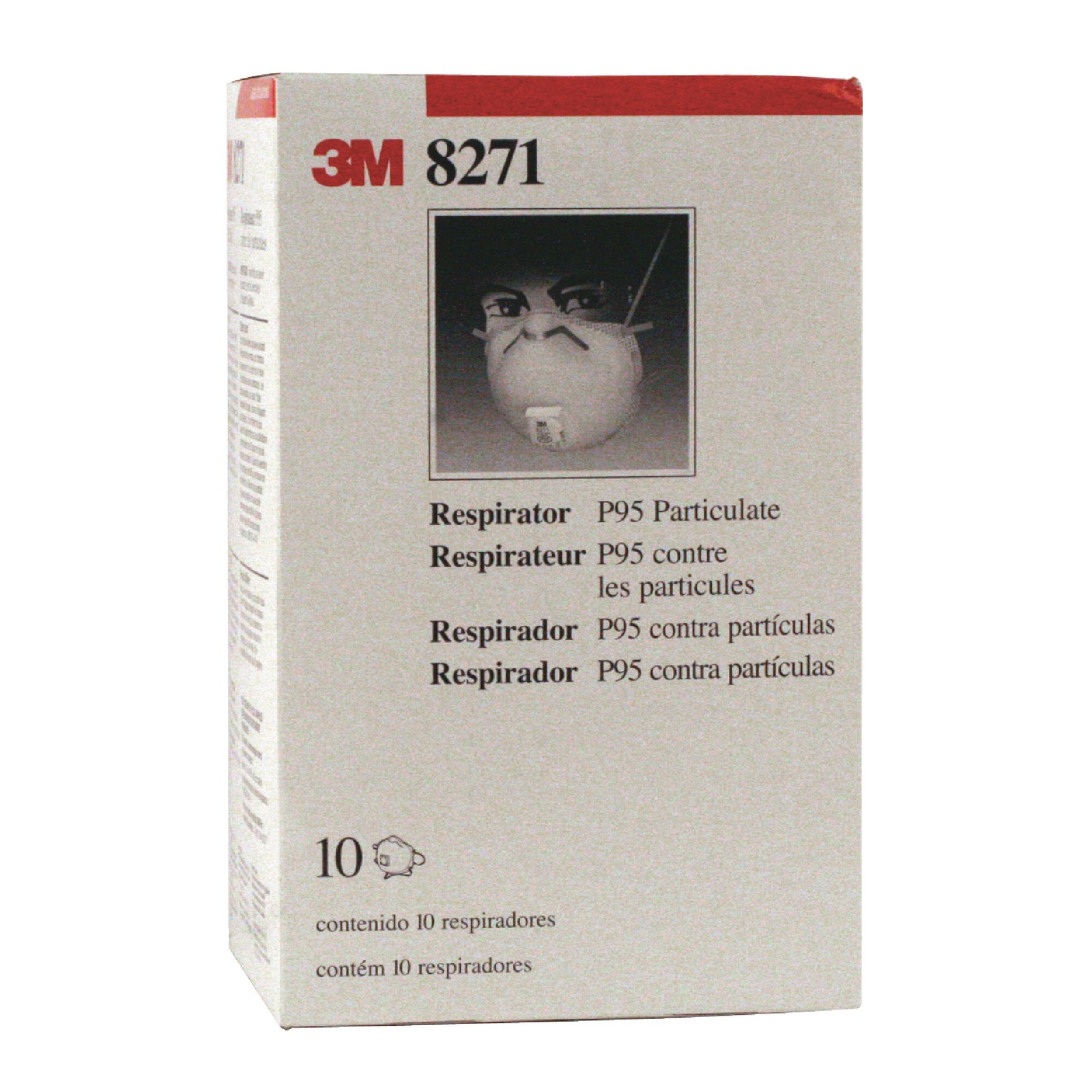 3M 8271 P95 Niosh Approval Rating, Universal Size General Use Dust Mask