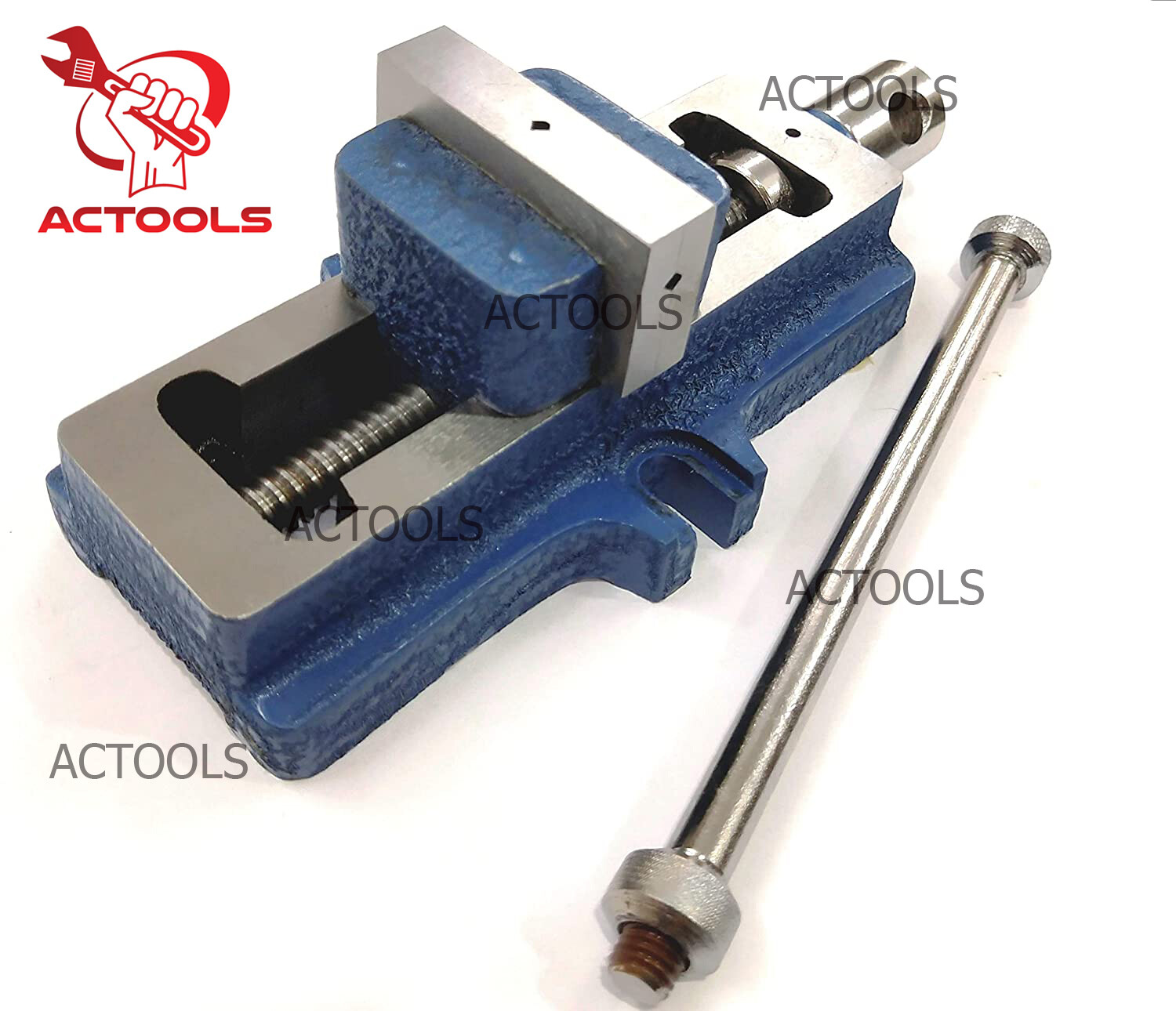 Lathe Vertical Milling Slide 4″ x 5″ Fixed Base With 2″ Self Centering Vice USA