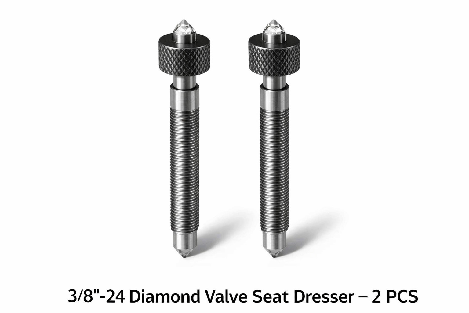 2 pcs BLACK & DECKER DIAMOND DRESSER VALVE SEAT STONE CRYSTAL POINT 3/8″ X 24