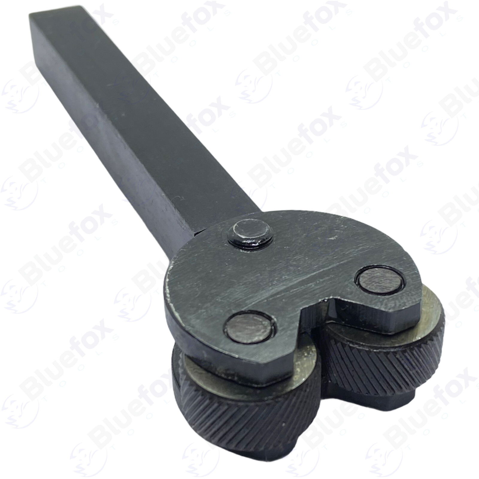 Pivot Head Knurling Tool Holder 2 Knurls OAL 4-1/2″ Bluefox