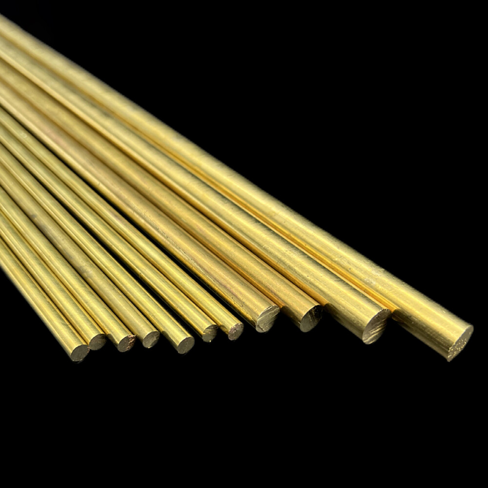 H62 Brass Round Metal Rod Φ0.8/1/1.2/1.3/1.5/1.6/1.8/2/2.2/2.3/2.4/2.5/2.6-40mm