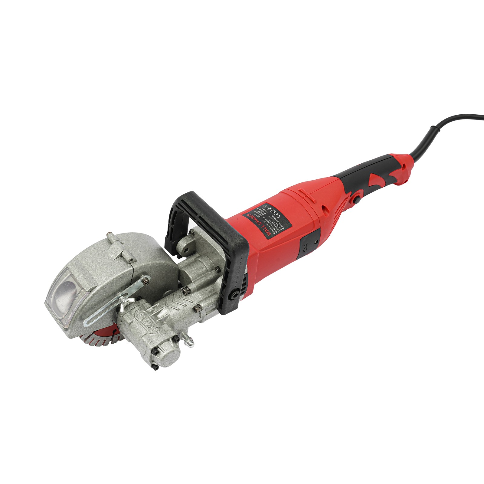 Red Electric Wall Groove Cutting Machine, Slotting Machine, Concrete Wall Chaser