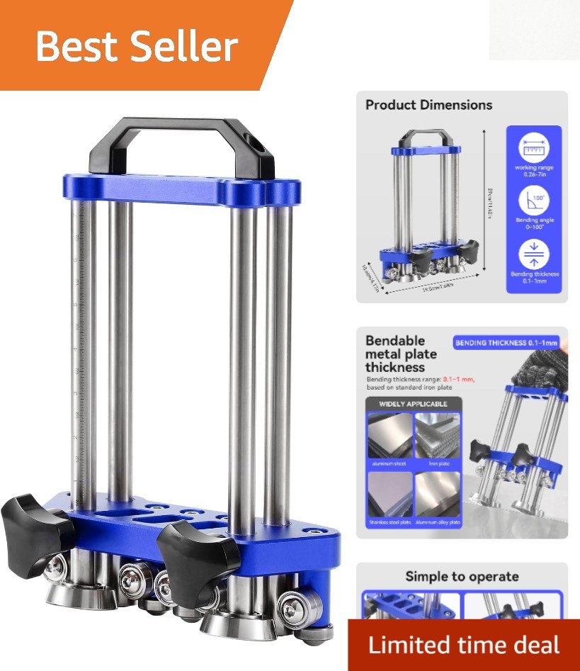 Versatile 2 Station Metal Bender with Accurate Depth Gauge – Lightweight Design
