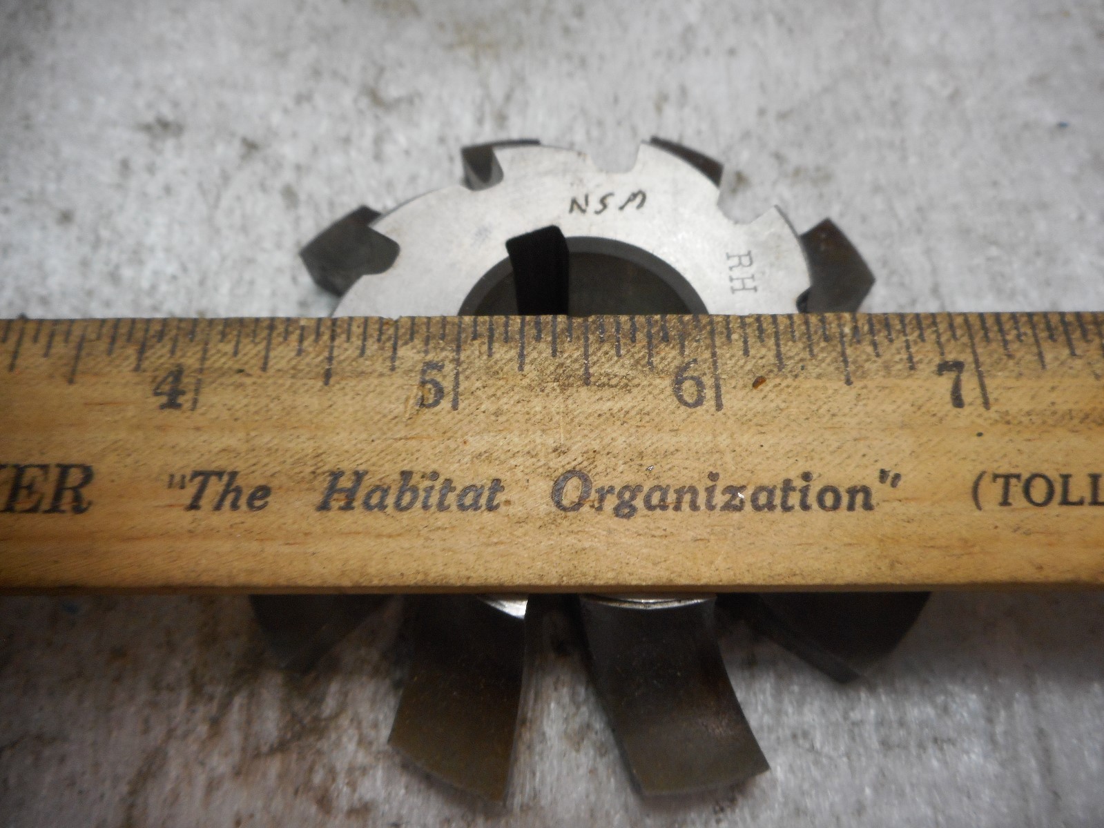 F & D 5/8″ RADIUS HS CORNER ROUNDING MILLING CUTTER, 3 1/2″ x 5/8R x 1 RH