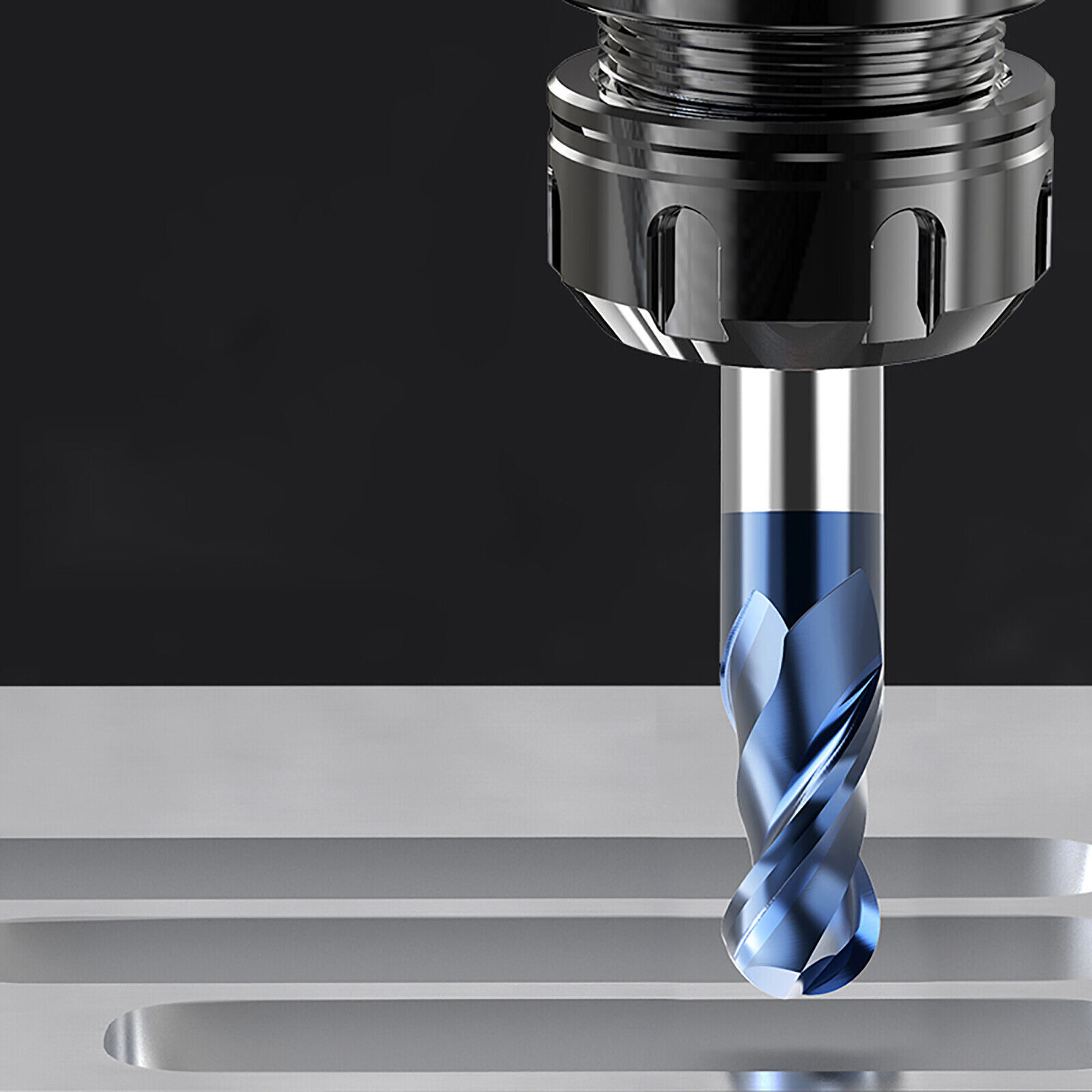 Ball Nose Round End Mill Drill TISIN Coating Milling Cutter Engraving Bit Or CN