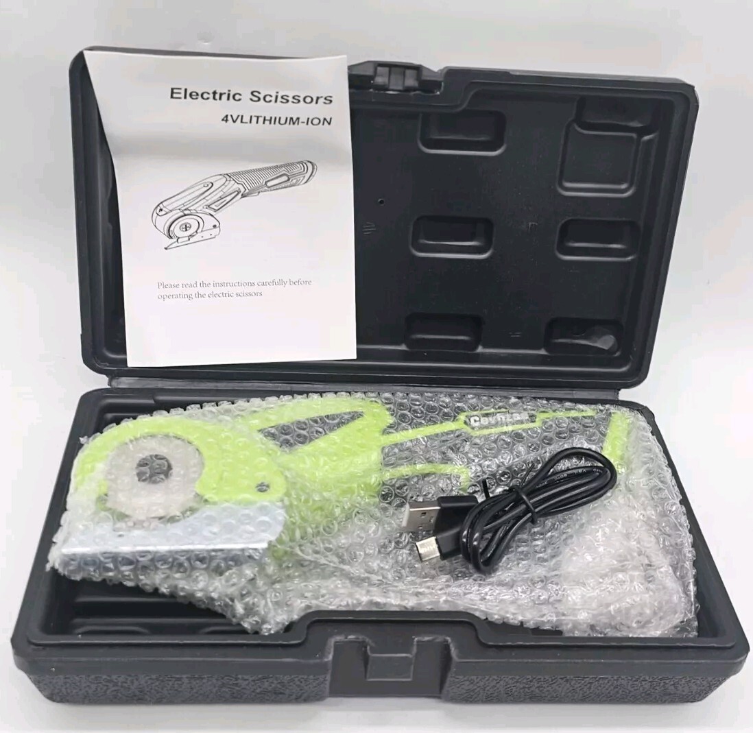 Cevhzoe Cordless Electric Scissors WX010X 4V ZipSnip Cordless Electric Cutter