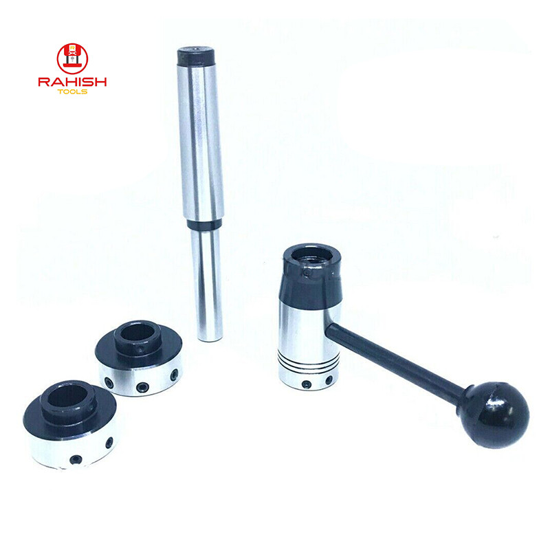 Lathe Tailstock Floating Type Die Holder Set 2MT Shank Inch Imperial Size MT2