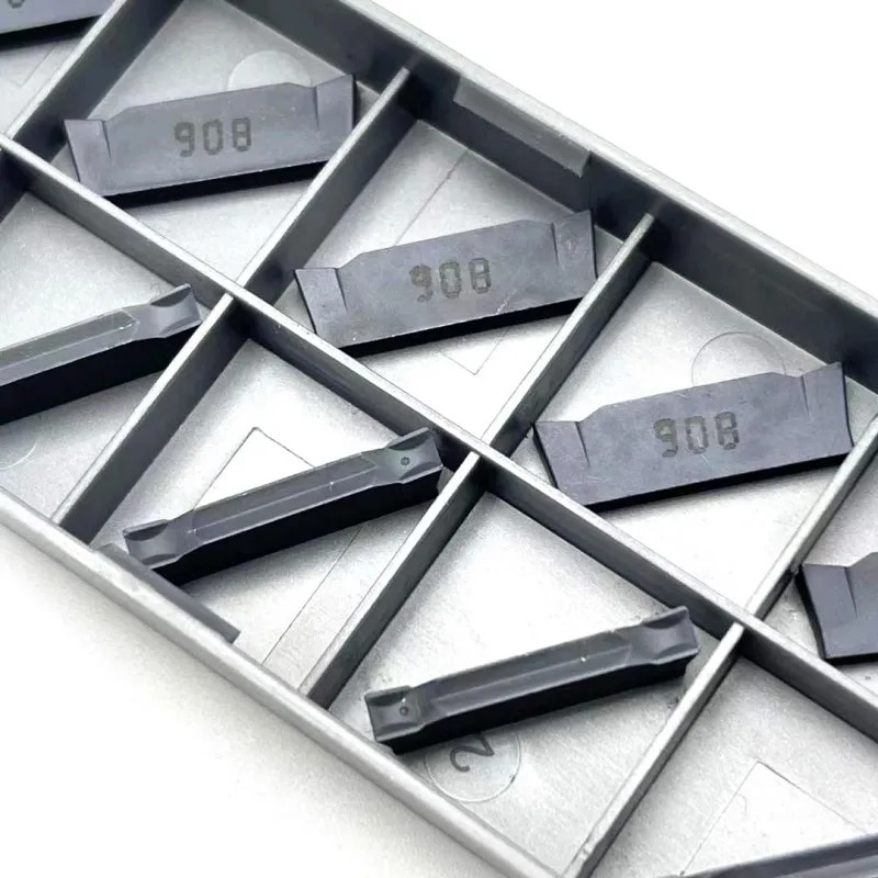 DGN3102C / 3102J IC908 Carbide Grooving Inserts 3mm CNC Slotting Cemented Lathe