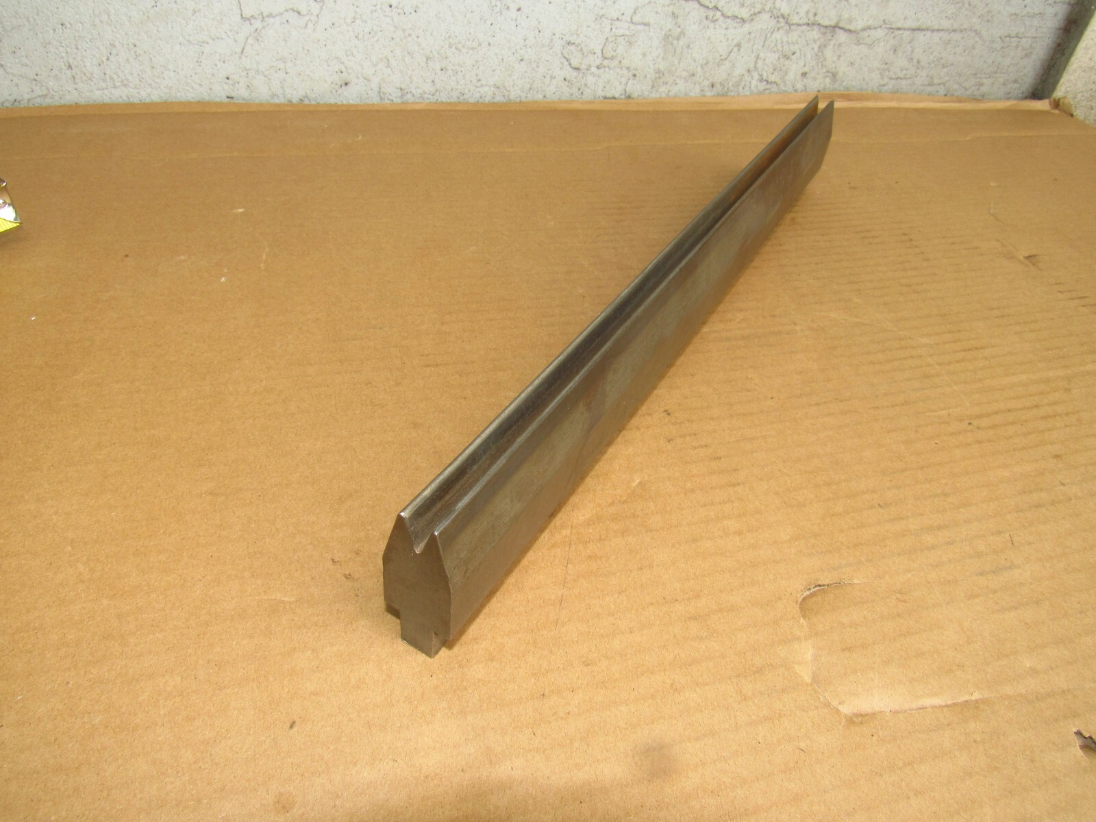 17-1/4″ Press Brake Forming 30 Degree V Angle Die Block 1/2″ Tang 2-3/8″ Tall