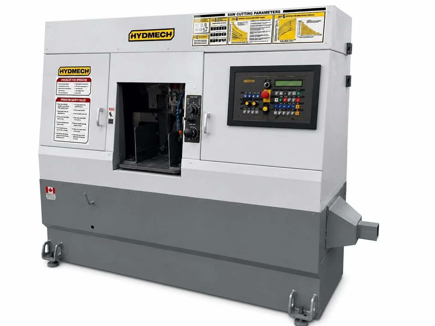 Hyd-Mech H10A Fully Automatic Horizontal High Production Bandsaw TESTED!!