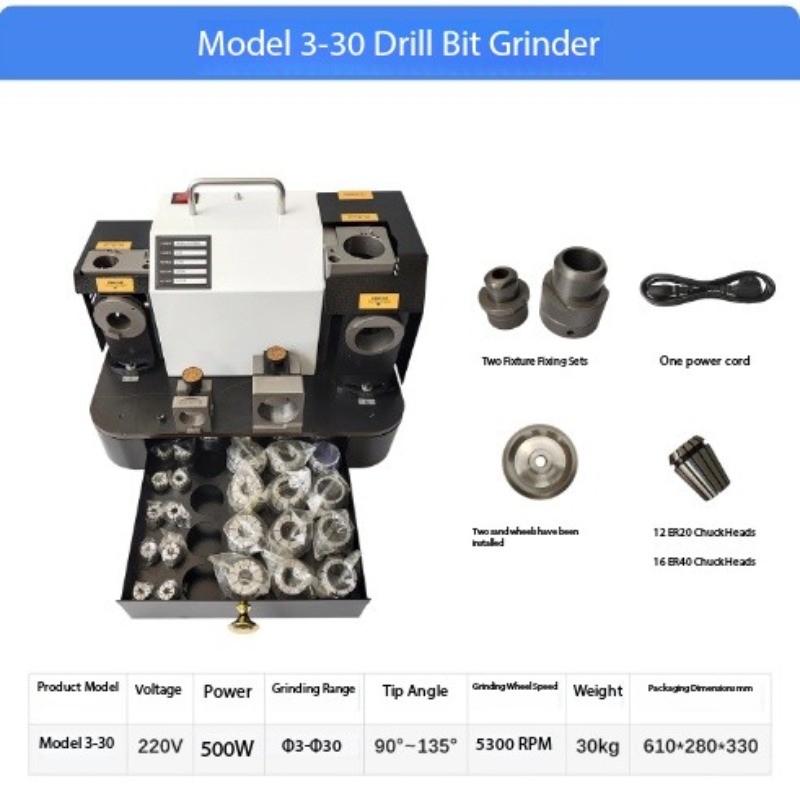 Drill Bit Grinder Twist Drill Tungsten Steel Sharpener Grinding Wheel