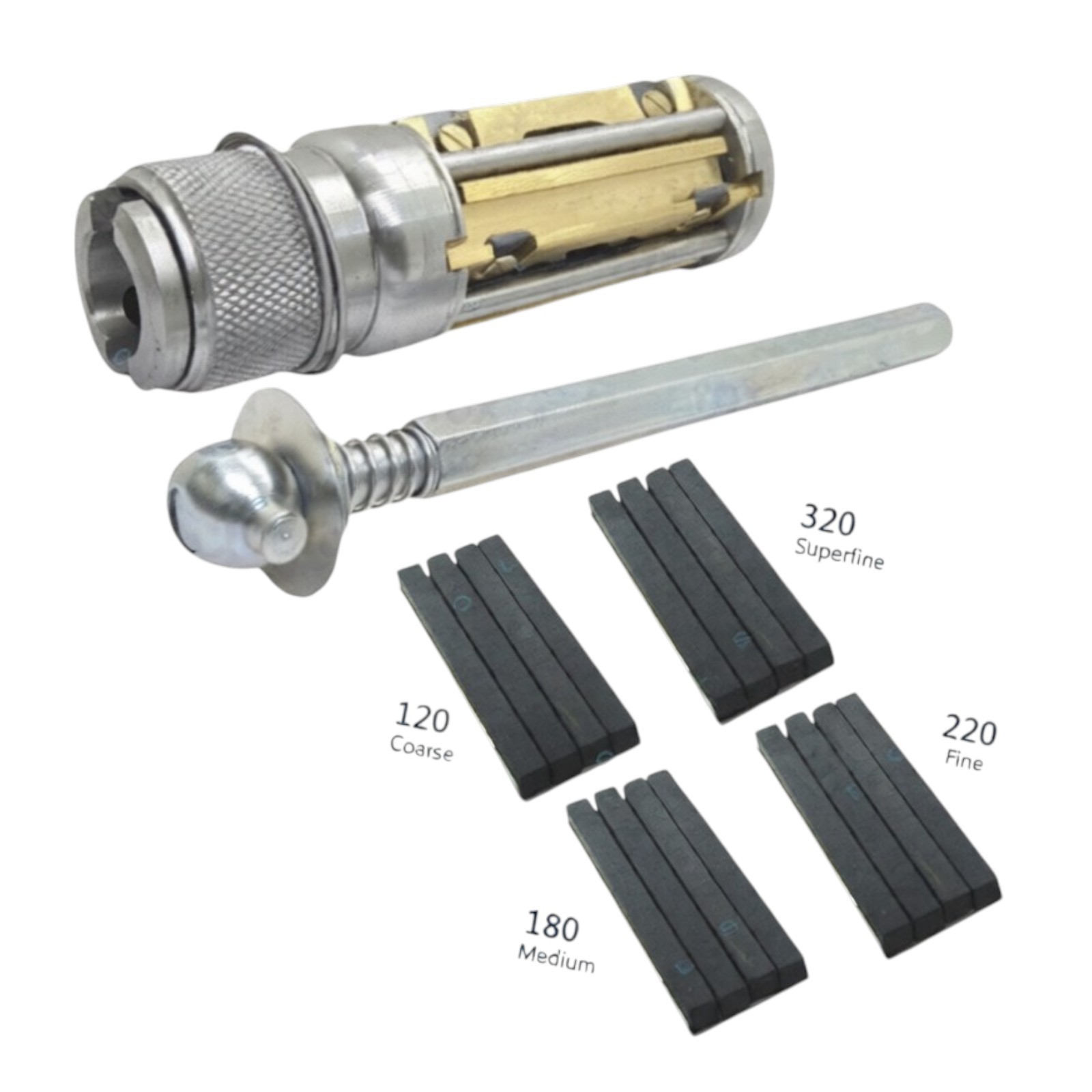 Professional Cylinder Engine Hone Kit 50–75mm Adjustable Honing Tool with 16 Hon