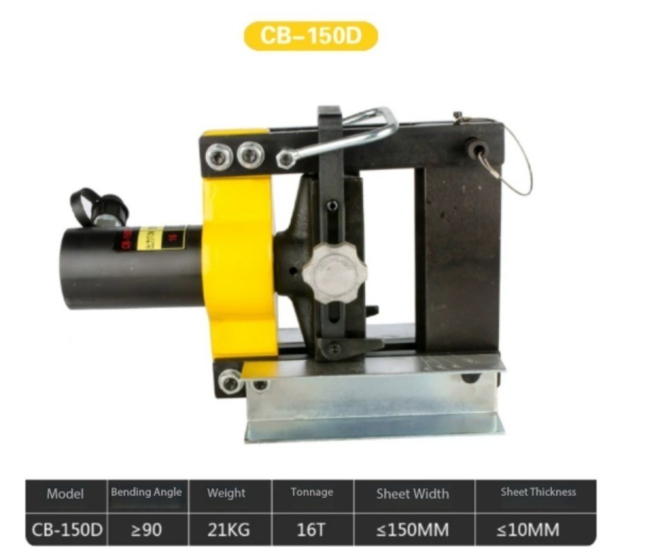 Hydraulic pipe bender for bending elbows, power busbars, and aluminum sheets