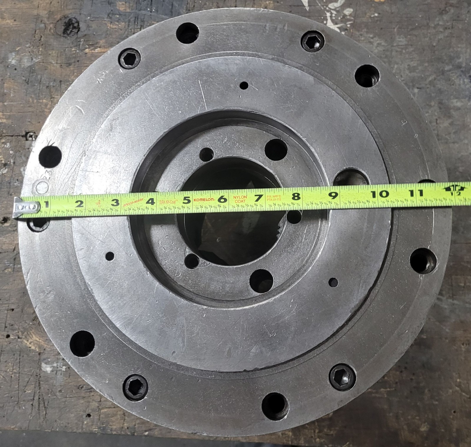 12in Cushman Lathe Chuck – 3 Jaws A1-8 Back