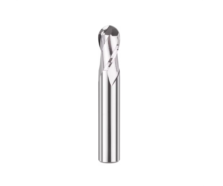 75° Cermet 2-Flute Ball Nose End Mill 1-12mm CNC Milling Cutter for Metal Proces