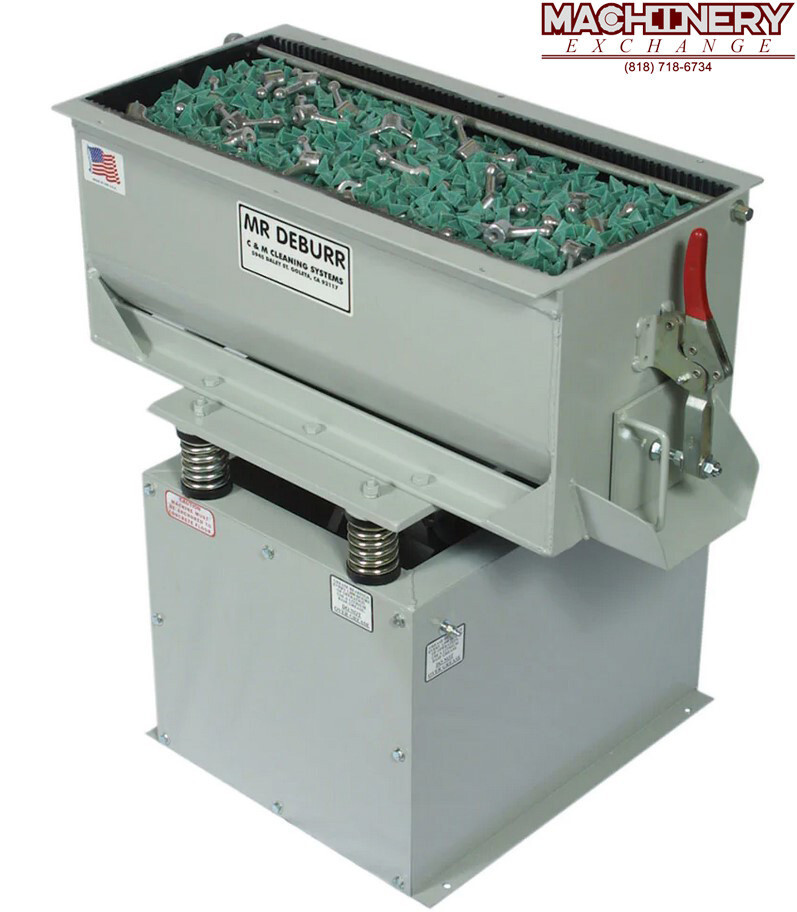 NEW 6.5-Cu.Ft. VIBRATORY TUMBLER FINISHING MACHINE, DEBURR 600DB – Made in USA