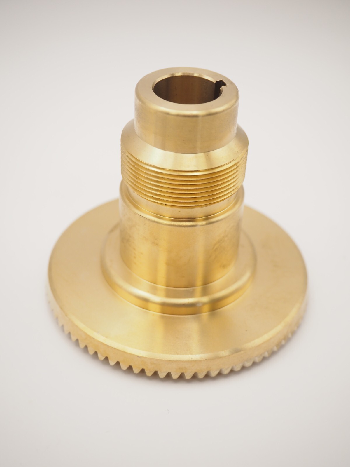 BRONZE BEVELED DRIVE GEAR FOR SERVO POWER FEED TYPE 140/150 W/ SHIMS 0237