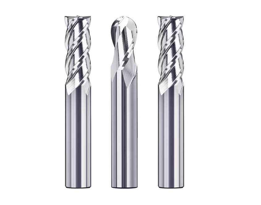75° Cermet 2-Flute Ball Nose End Mill 1-12mm CNC Milling Cutter for Metal Proces