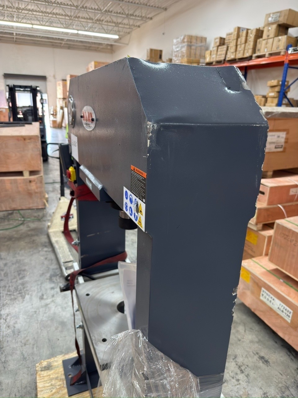 H-Frame Shop Press, 50 Ton, 8.6 in Stroke, KAKA INDUSTRIAL HP-50 (Not Brand New)