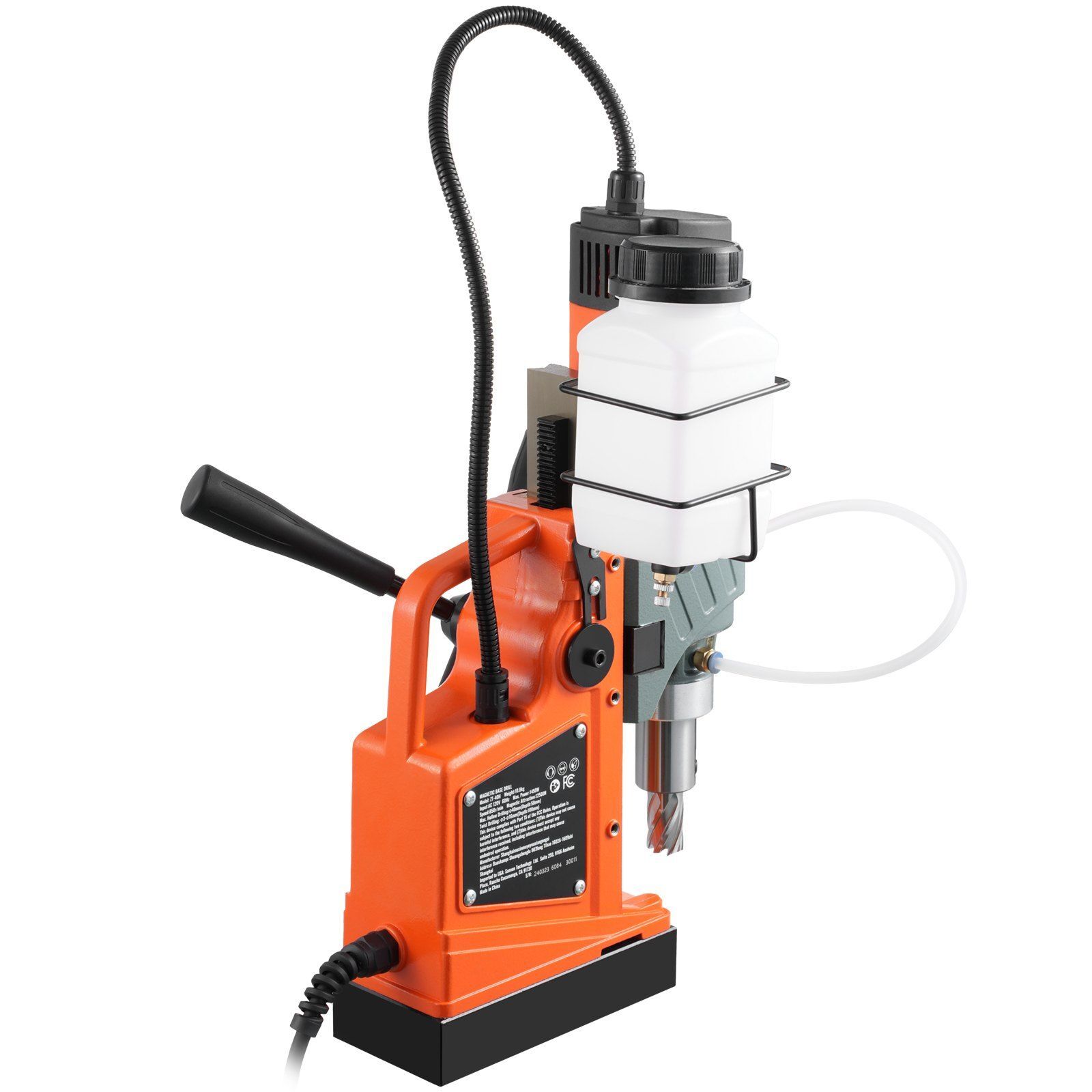 Magnetic Drill 1450W 12500N 850 RPM Electric Mag Drill Press Drilling Machine