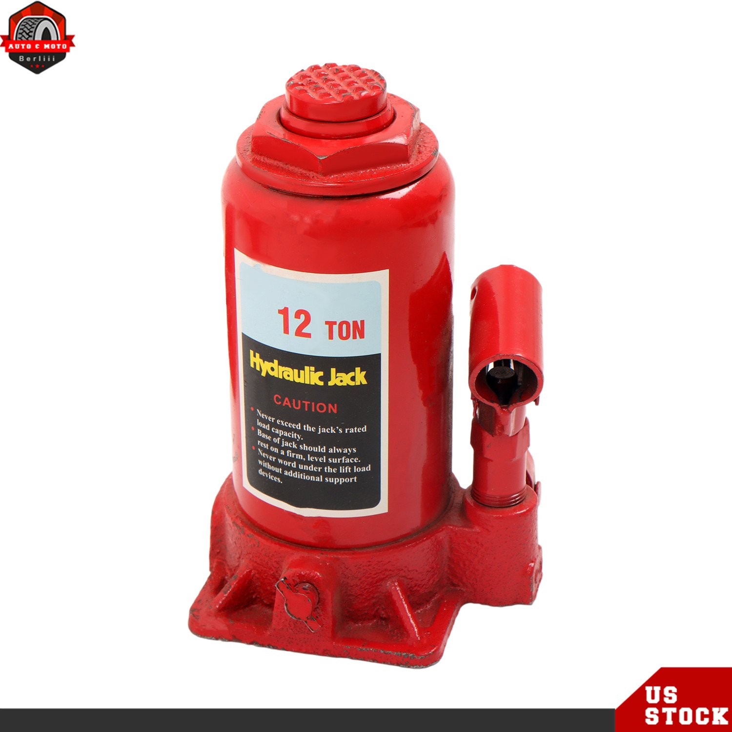 12 Ton / 24,000 lb Shop Press Hydraulic Jack Stand Floor H-Frame Press Plates