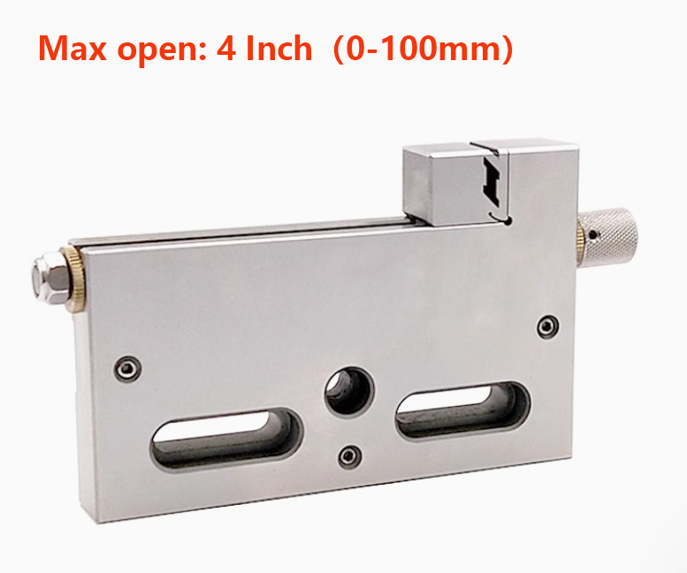 Wire EDM High Precision Vise Stainless Steel 4″ Jaw 100mm Opening 3Kg Clamping