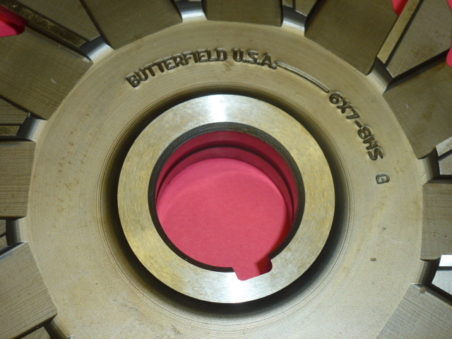 NOS! BUTTERFIELD HS STAGGERED SIDE TOOTH MILLING CUTTER, 6″ x 7/8″ x 1-1/4″, USA