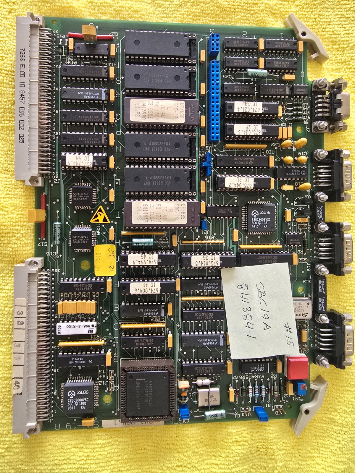 AGIE circuit board SBC19A 841.384.1 . For 150HSS/250HSS