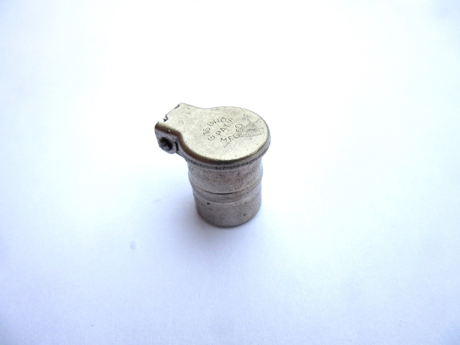 1/2 New Vintage GITS BROS Drive In Oil Cup Cover Lathe Hit Miss Magneto USA
