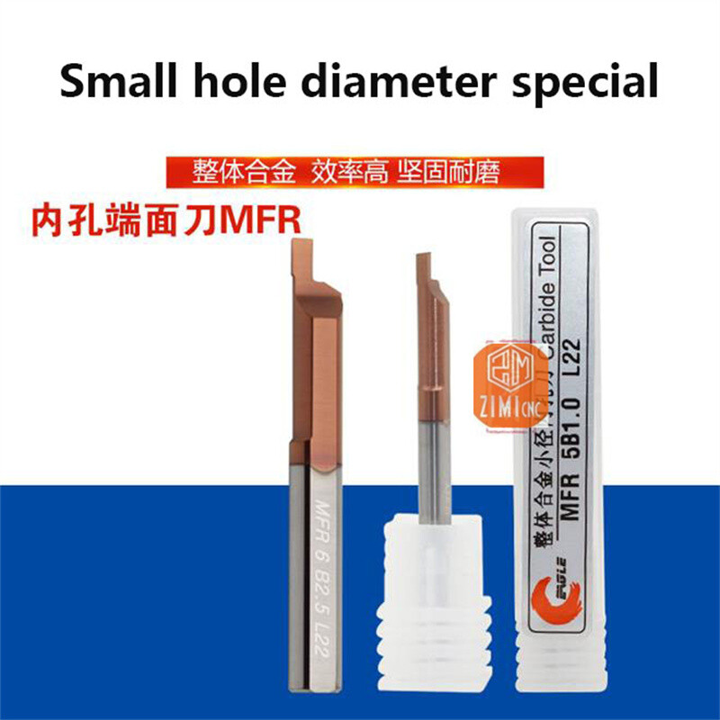 Face cutting of integral alloy inner hole MFR 4 B 1.0 1.5 2.5 3.0 L15 carbide