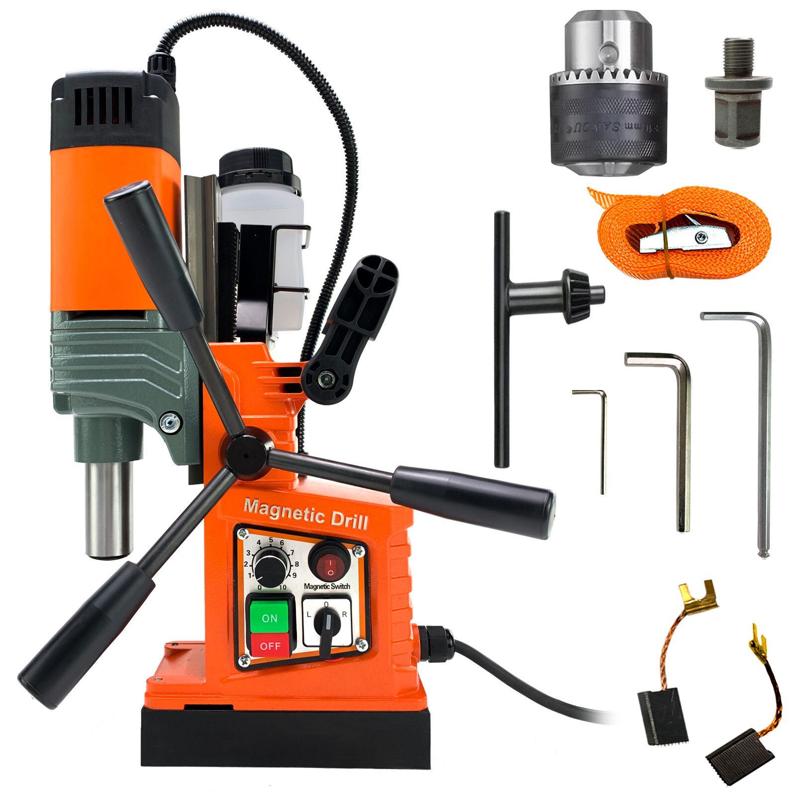 Magnetic Drill Press 1.6″/2″Core Drilling Mag Drill Power Electric Drill Machine