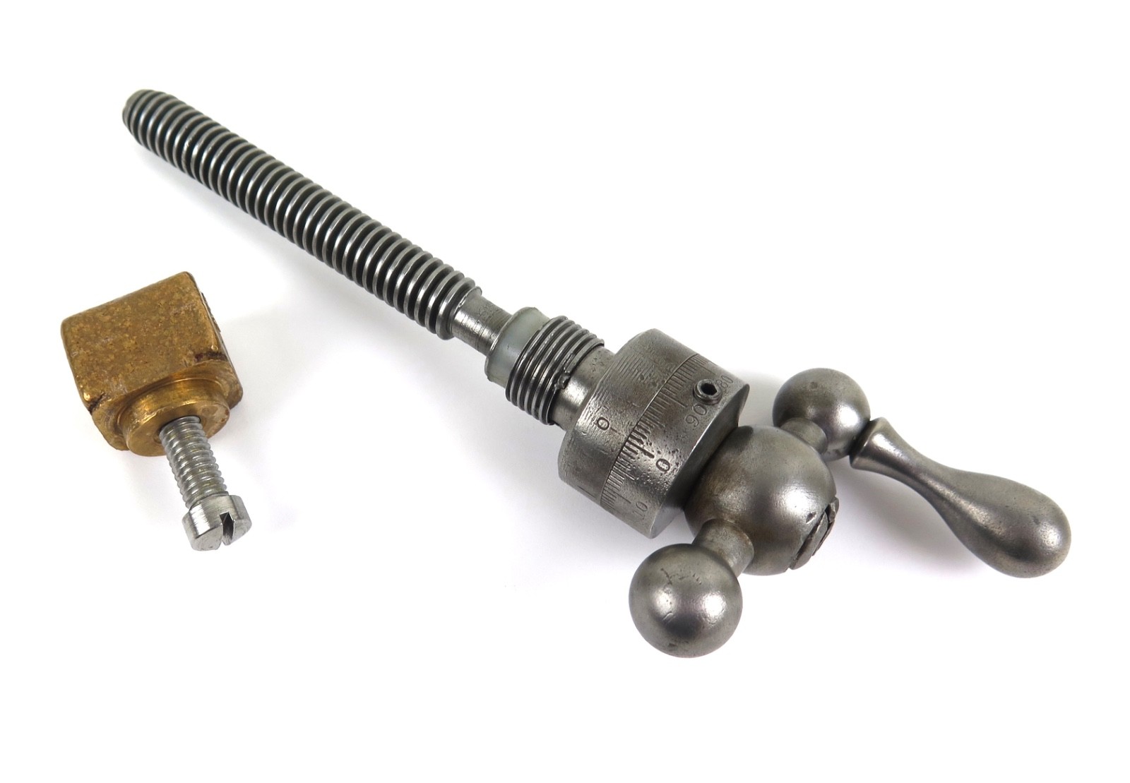South Bend 13″ Lathe Compound Rest Top Screw w/ Small Dial