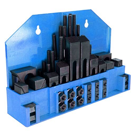 HFS 58 Pc Hold Down Clamp Clamping Set Kit Bridgeport Mill (3/4″ Slot 5/8″ Stud)