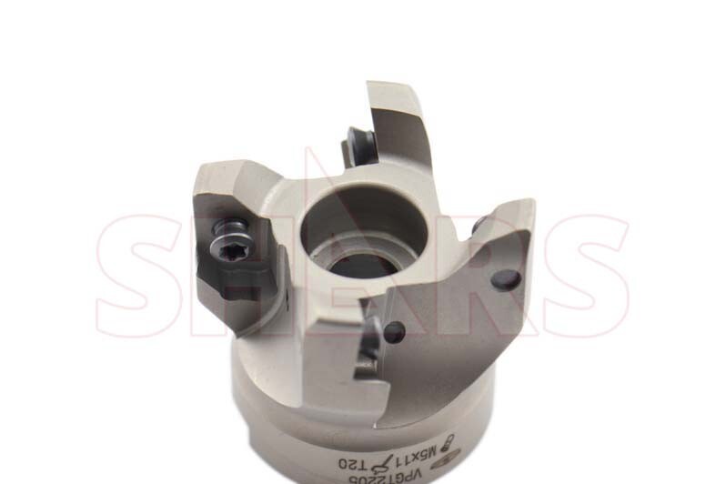 Shars 2″ 90 Degree Square Shoulder Indexable Face Mill for VPGT Insert NEW P[
