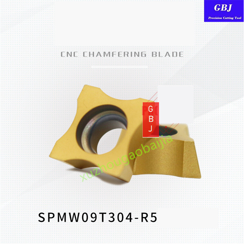 GBJ-CNC SPMW09T304-R1 R2 R3 R4 R5 SPMW09T308 Chamfering cutter carbide inserts