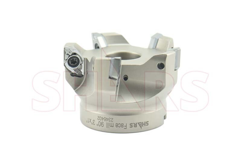 3″ 90 Degree Square Shoulder Indexable Face Mill for VPGT Insert New P[