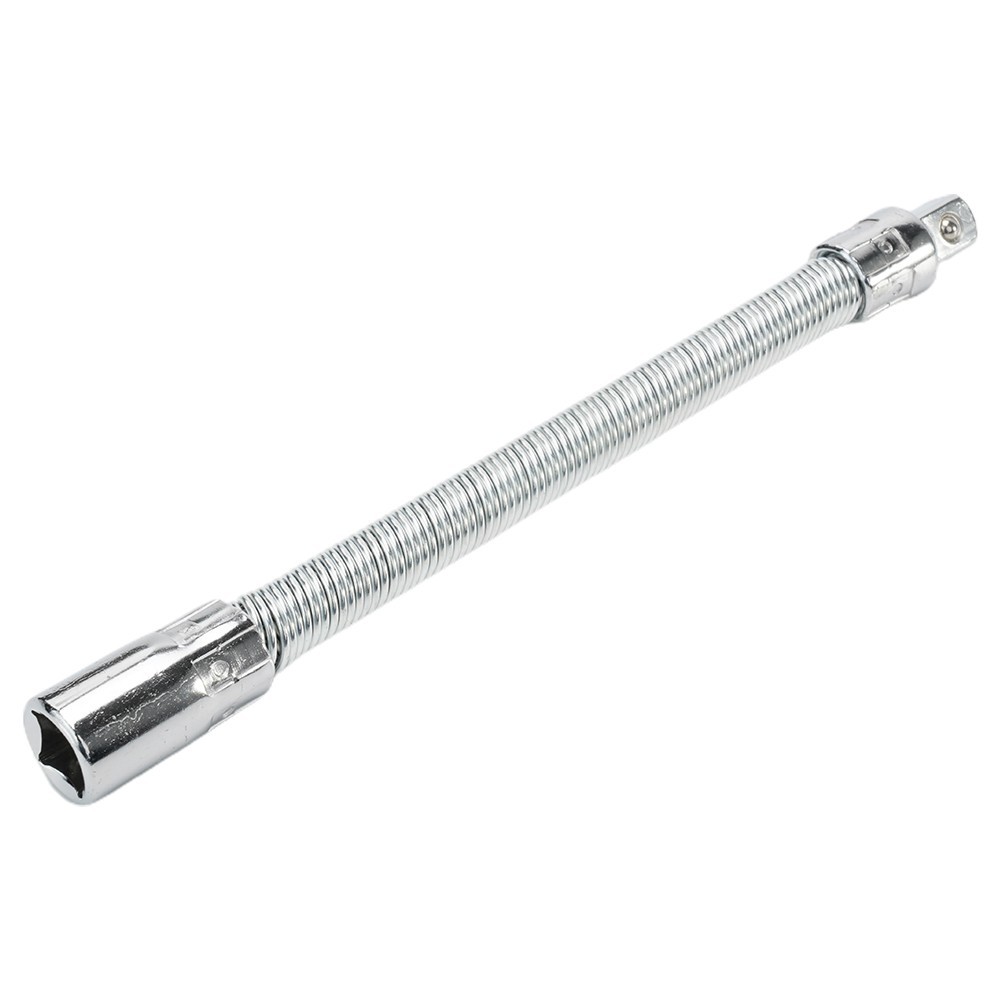 Socket Extension Flexible 45#steel 90-degree Bend Polished Chrome Plating