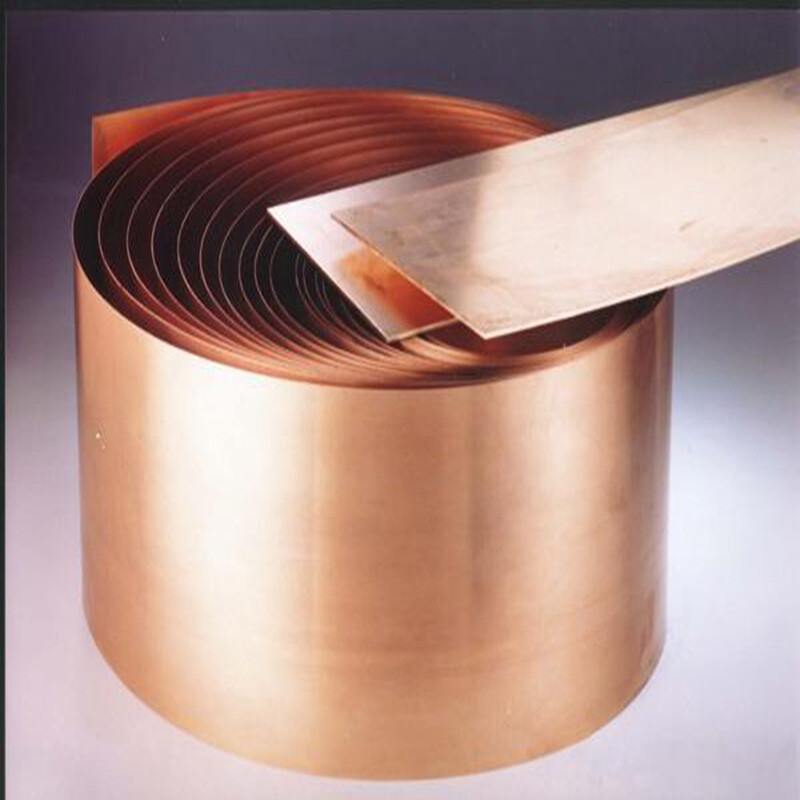 99.9% Pure Copper Metal Sheet Roll Foil Plate Thick 0.0.5mm-1mm Width 15mm-300mm