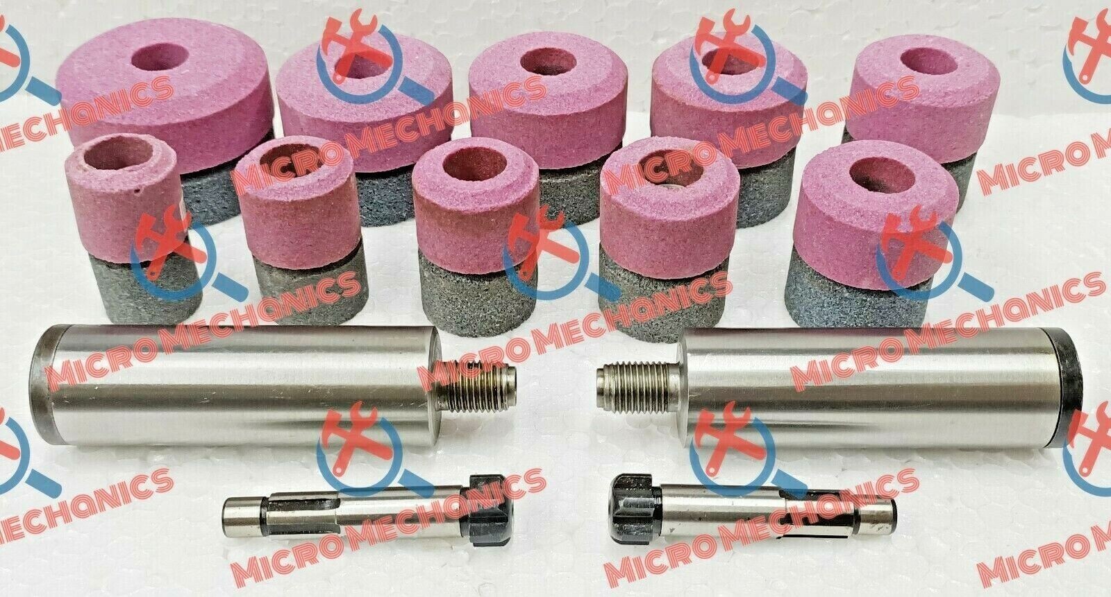 20x Valve Seat Grinding Stones + 2x Stone Holder + 2x Driver SIOUX Thread 11/16″