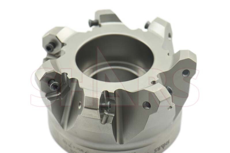 Shars 4″ 45° Indexable Face Mill ONHU 16 Cutting Edge Insert + Certificate R[