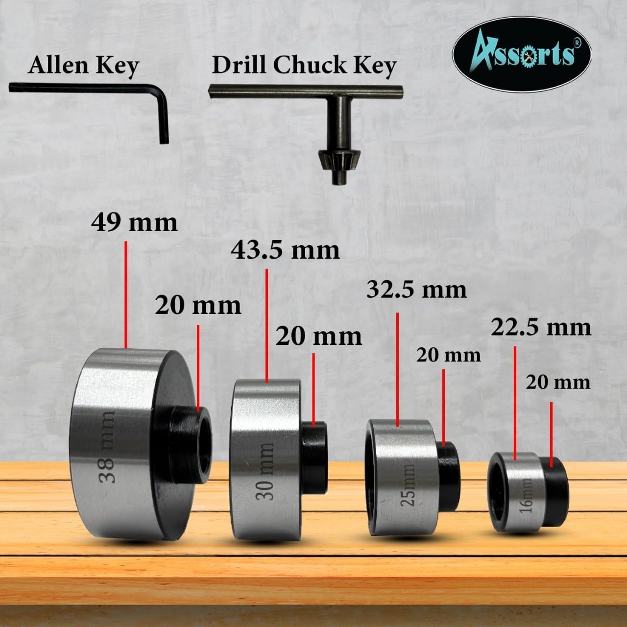 MT2 Shank Tapping Threading Reaming Holder Set with Drill Chuck Metric