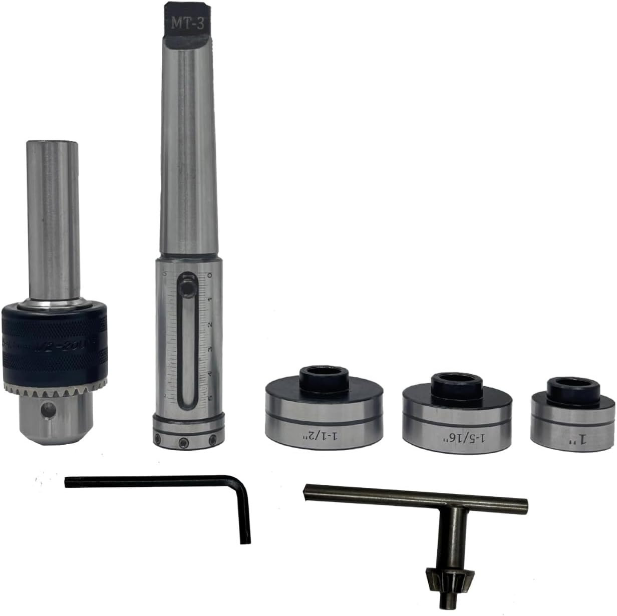 MT3 Tapping & Threading Die Holder Set with Drill Chuck – Imperial Size