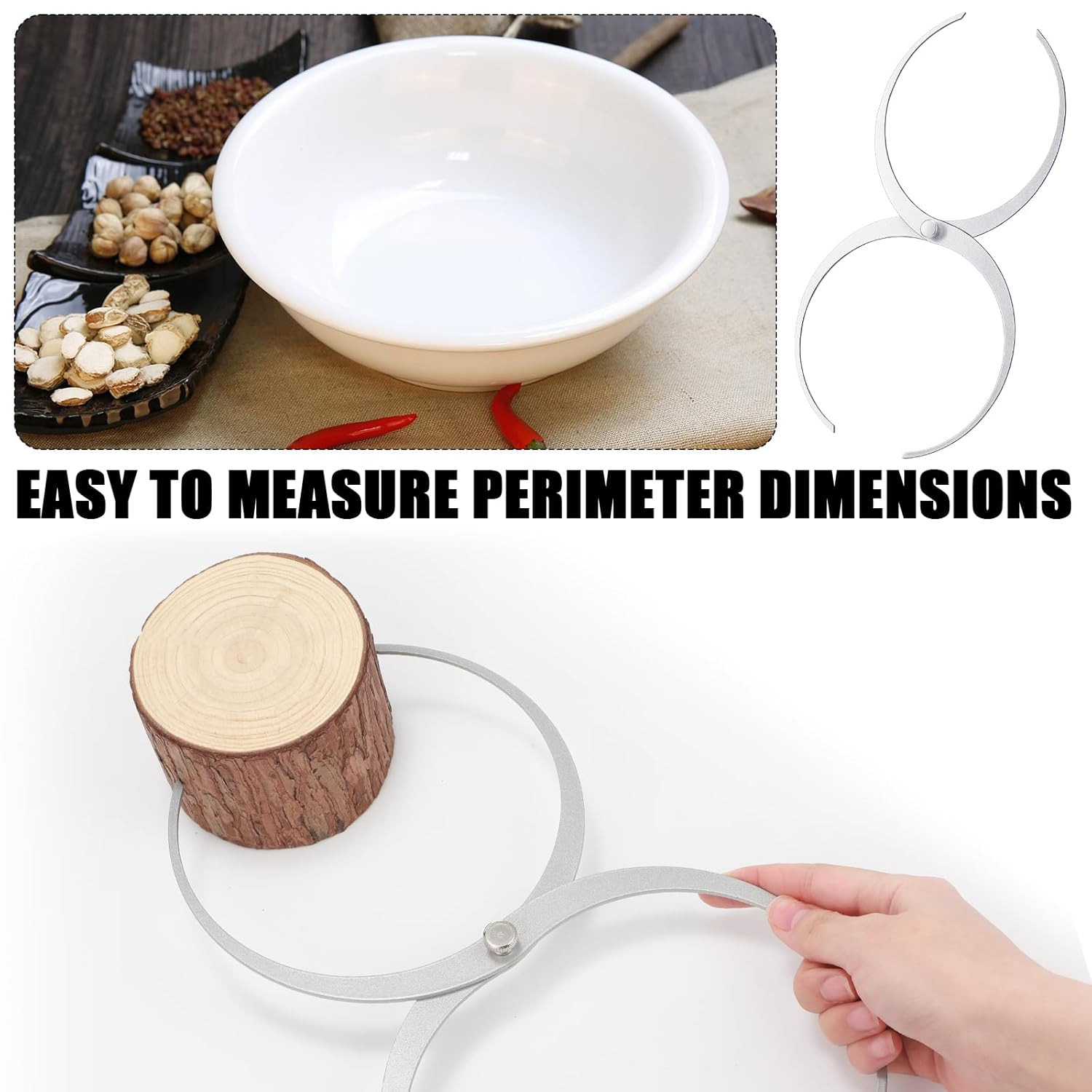 Wood Turning Double Ended Bowl Calipers Stainless Steel Woodworking