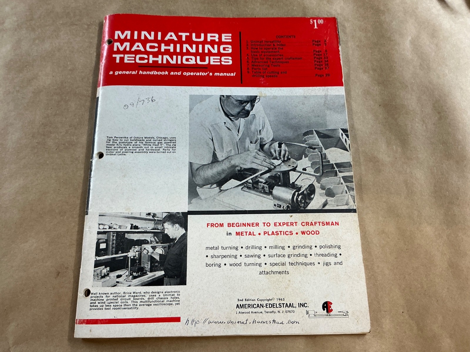 Unimat-SL DB 200 Mini Lathe Made in Austria Milling Machine / Lathe Combo