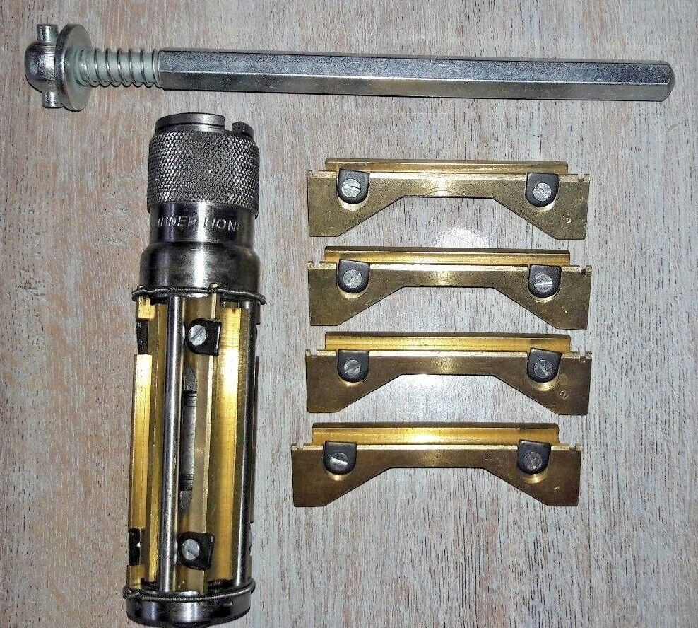 CYLINDER ENGINE HONE KIT 2-1/2″ to 5-1/2″ Honing Machine + 4X SET OF STONES KIT