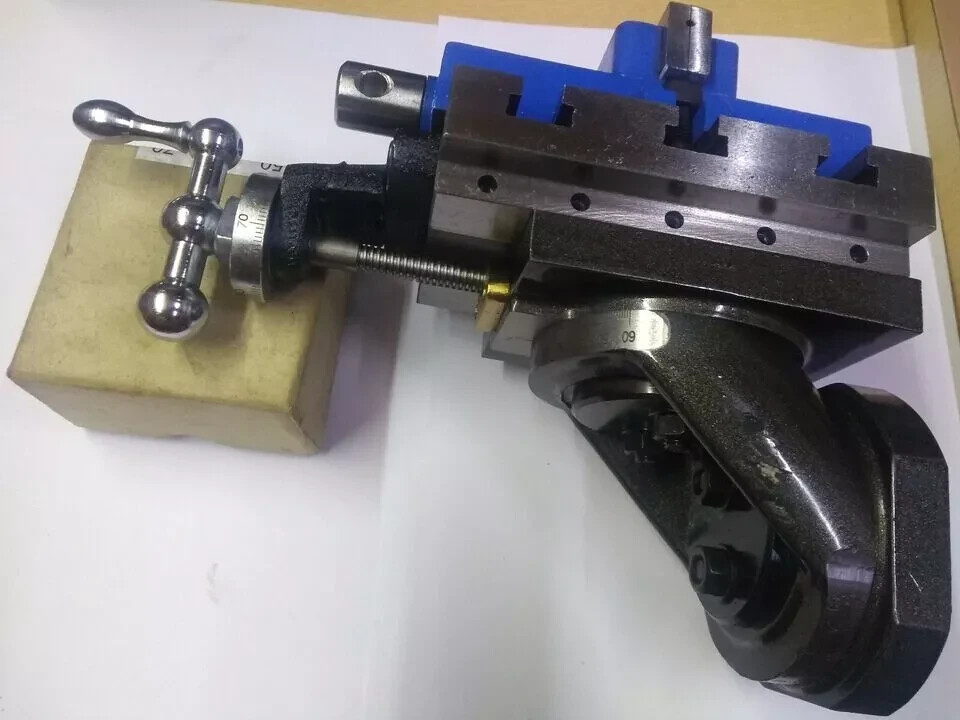 LATHE VERTICAL MILLING SLIDE SWIVEL BASE 4″ X 5″ WITH 2″50MM SELF CENTERING VICE