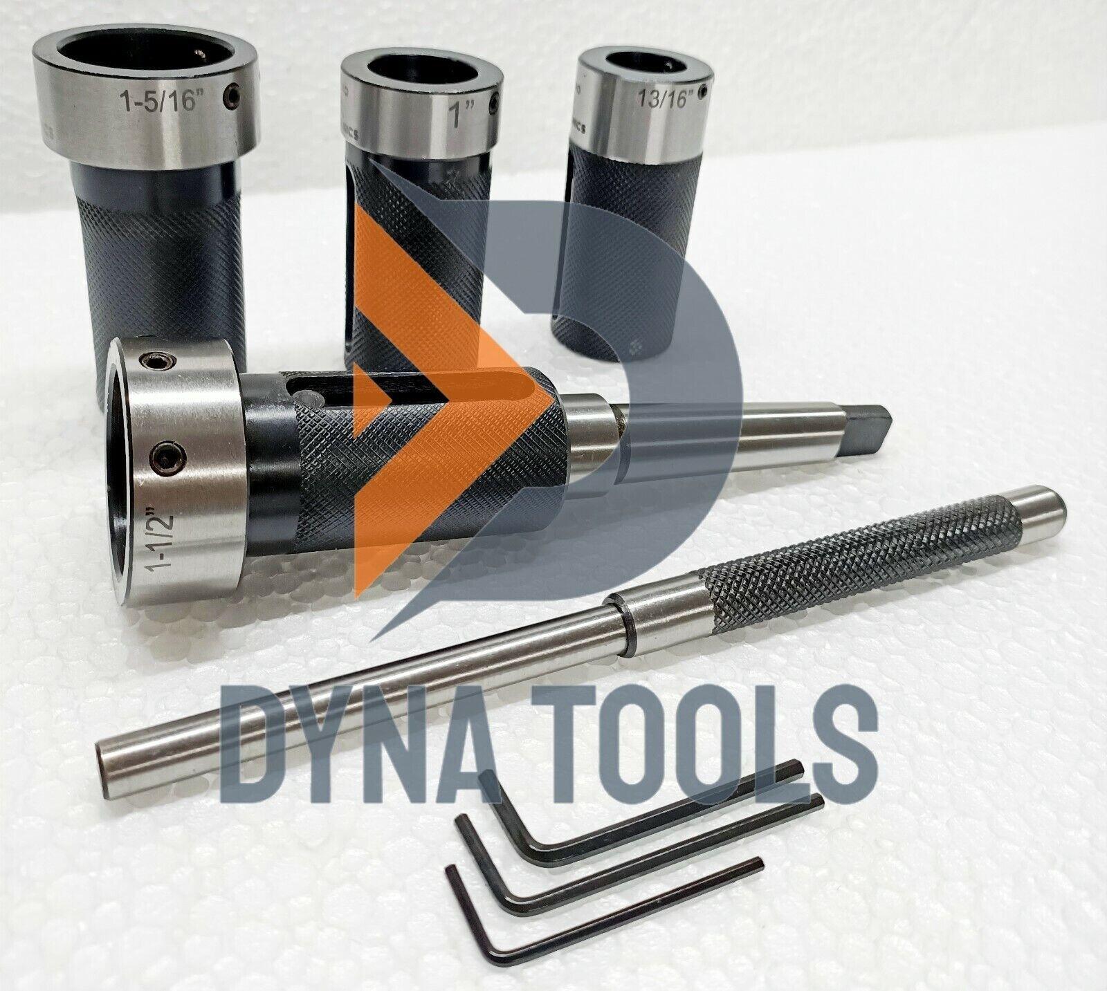 Lathe Tailstock Die Holder 8 Pcs Set MT3 Shank Holds 4 Metric & 4 Imperial Dies